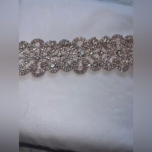 Rose Gold wedding dress belt